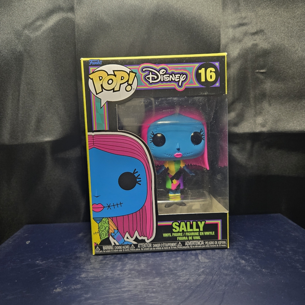 Nightmare Before Christmas Black Light Sally Funko POP